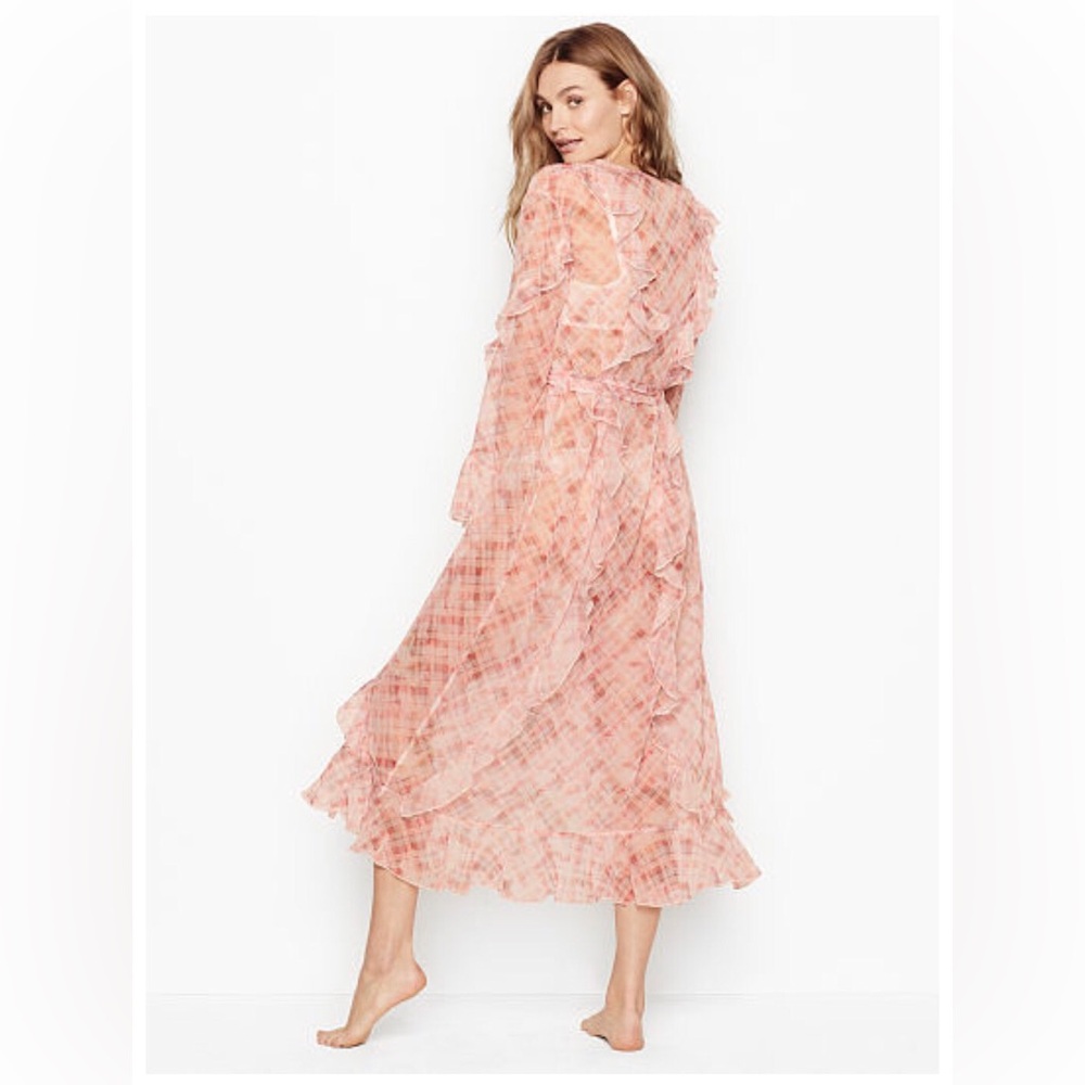 Victoria’s Secret Ruffle Long Robe - Picture 2 of 5